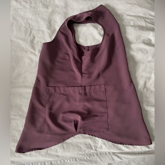 Central Park West Racerback Tank Blouse, size XS, purple - Picture 4 of 4